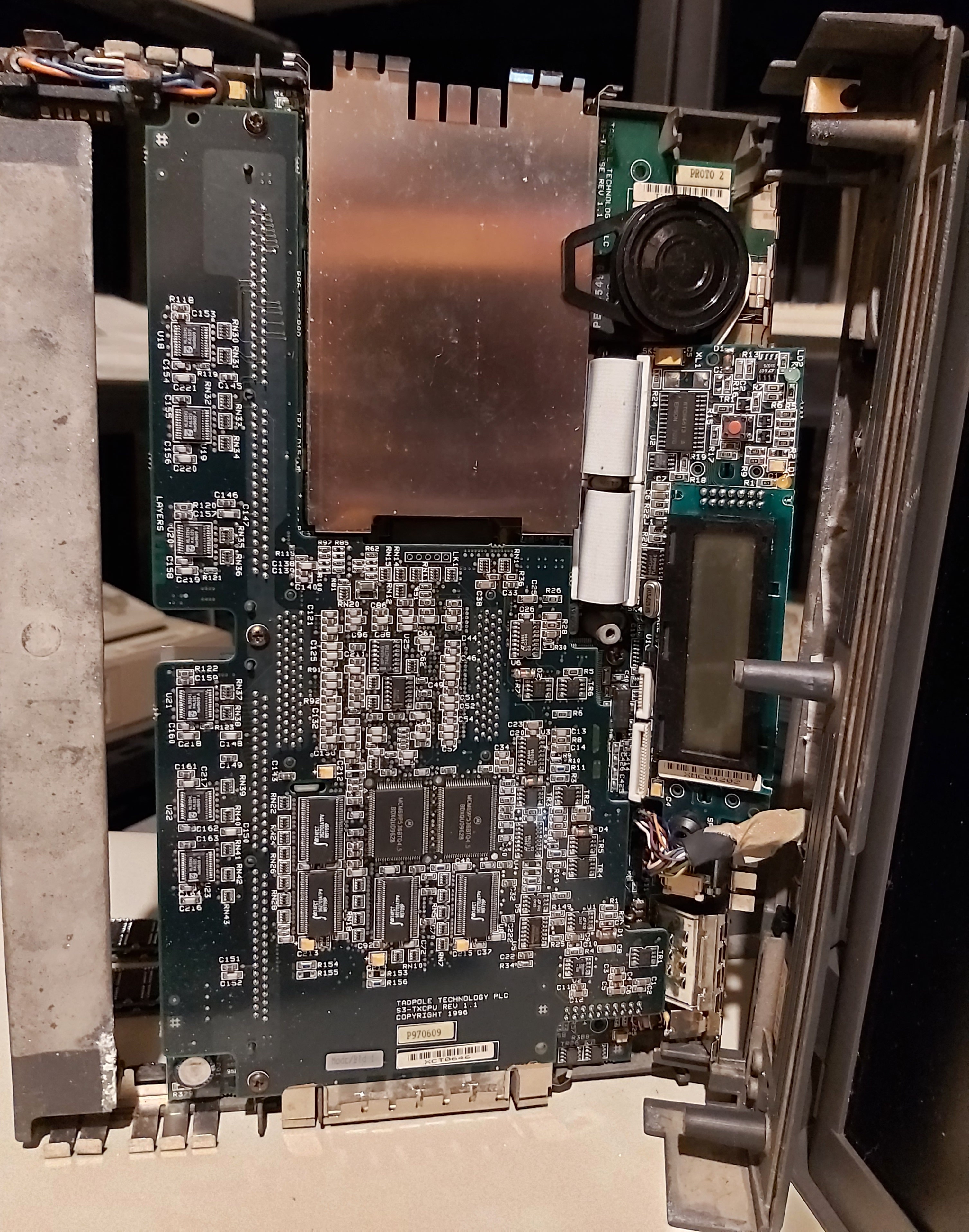 With the keyboard removed